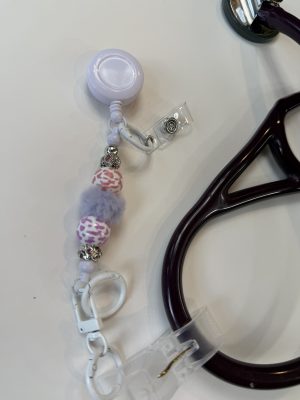 Lavender Fuzzy ScopeClip