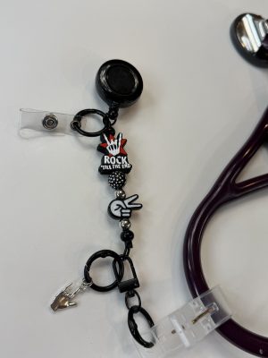 Black Rock Till the End ScopeClip with Hand Charm