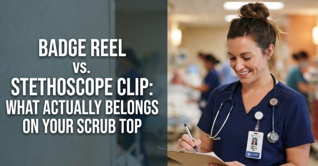 Badge Reel vs. Stethoscope Clip