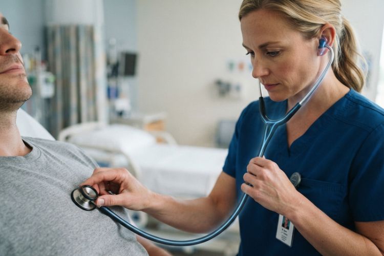 Start With the Path Sound Takes Through a Stethoscope